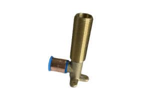 20mm PEX Copper Crimp Lugged Male Elbow 3/4" x 200mm SDR7.4 WaterMark Approved Lead Free Brass