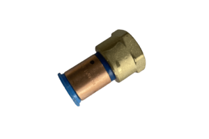 20mm PEX Copper Crimp Female Adaptor 1/2" SDR7.4 WaterMark Approved Lead Free Brass