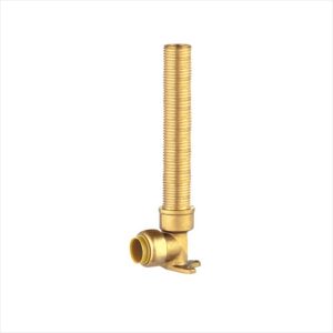 PEX Push Fit Male Elbow Lugged 16mm x 1/2 BSP WaterMark Lead Free Brass