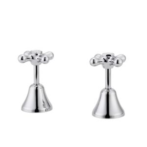Basin Top Assemblies Bell Shape | WaterMark | Lead Free | 1/4 Turn | Ceramic | Chrome