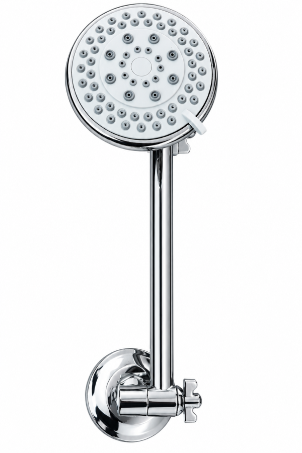 Shower Arm and Rose Chrome 5 Function WaterMark WELS 3 Star 9L/min - Image 5