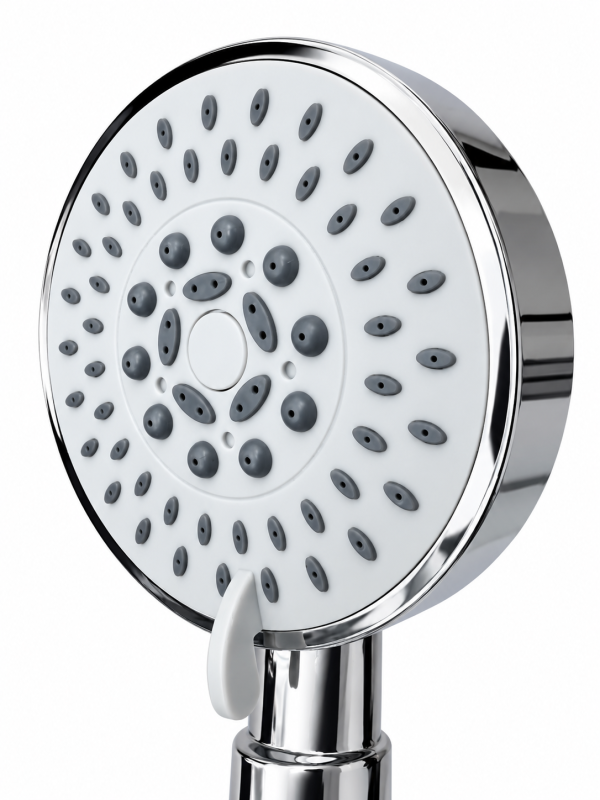 Hand Shower on Bracket Chrome 5 Function WaterMark WELS 4 Star 7.5L/min - Image 6