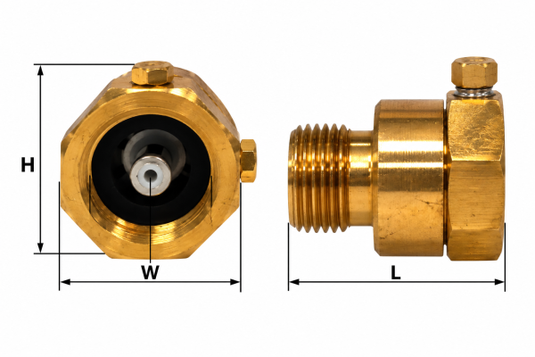 15mm Vacuum Breaker (1/2") Brass Garden Tap Backflow Valve WaterMark Lead Free - Image 3
