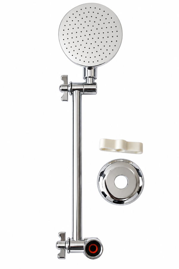Adjustable Shower Arm and Rose Chrome WaterMark - Image 3