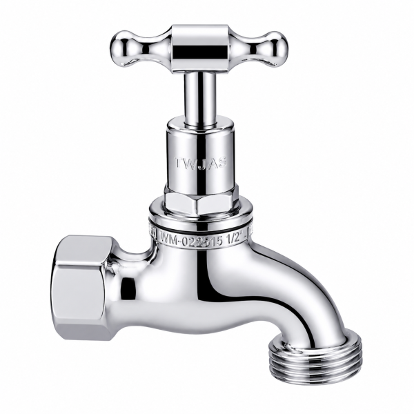 15mm Female Hose Cock 1/2" Chrome Lead Free WaterMark Garden Tap
