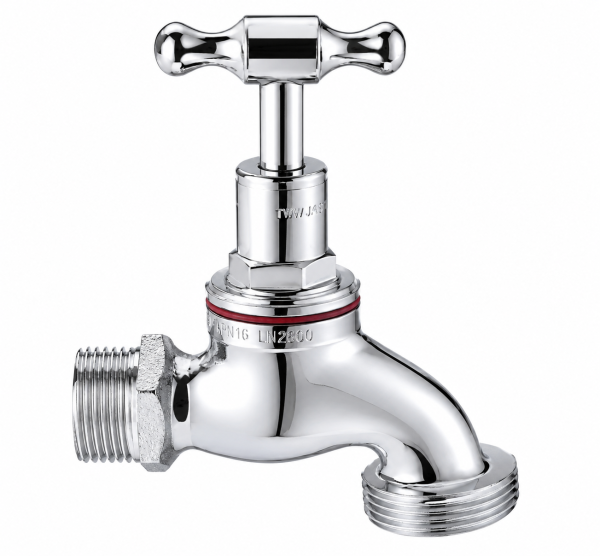 20mm Male Hose Cock 3/4" Chrome Lead Free WaterMark Garden Tap