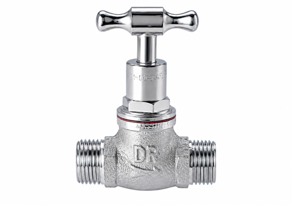 15mm Lead Free Brass Stop Cock 1/2" BSP Male Chrome WaterMark