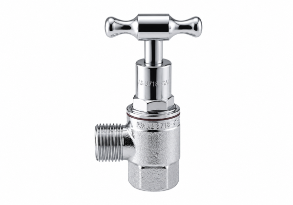 15mm Brass Cistern Cock | Lead Free Chrome WaterMark