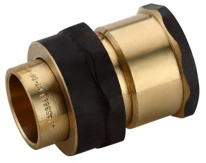 15mm OD x 15mm FI Female Union Connector Brass (1/2" OD x 1/2" FI) | WaterMark Approved