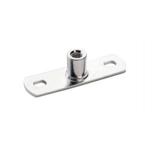 M10 Female Centre Mounting Plate Gal (20 Pack) Threaded Mounting Bracket Pipe Support Plate Galvanised