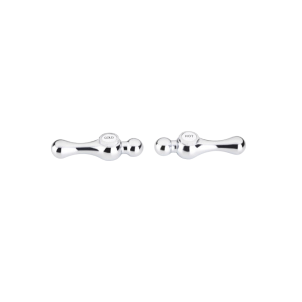 Lever Tap Handles and Buttons | Chrome | Replacement Set