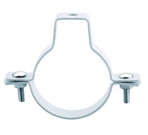 DN150 All Thread Pipe Clamp White for DWV Pipe 6" Heavy Duty Pipe Support (5 Pack)