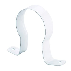 DN100 Stand Off Saddle Clip for DWV Pipe 100mm White Pipe Support Bracket (20 Pack)