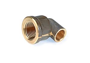 20mm x 20mm Brass Female Elbow (3/4" OD x 3/4" FI) WaterMark Approved