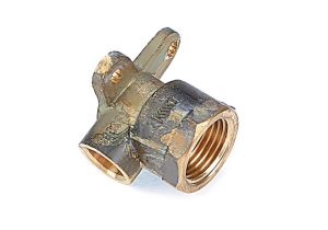 20mm OD x 15mm FI Lugged Female Elbow Brass (3/4" OD x 1/2" FI) | WaterMark Approved