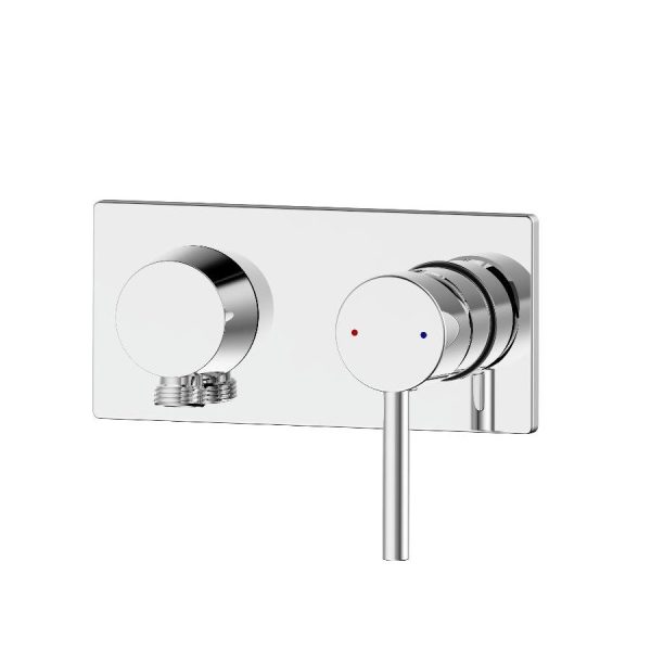 Chrome Wall Shower Mixer Set WaterMark Solid Brass Bathroom Mixer