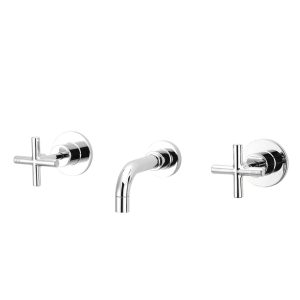 Bath Set Tap Cross Handle | WaterMark | 1/4 Turn | Ceramic | Chrome