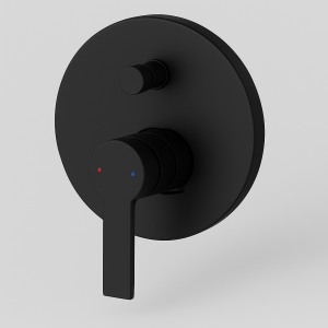 Matte Black Shower Diverter Mixer | WaterMark | Wall Mixer