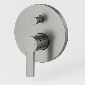 Brushed Nickel Shower Diverter Mixer | WaterMark | Wall Mixer