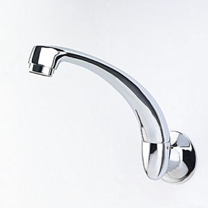 Wall Sink Spout 180mm Cast Swivel Chrome | WaterMark | Lead Free | WELS 4 Star