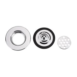 50mm Waste Repair Insert and Plug Chrome Plated Basin Waste Repair Kit
