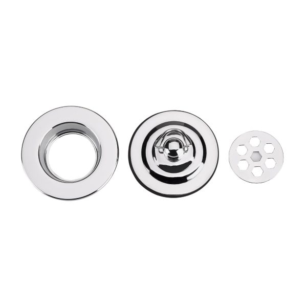 40mm Waste Repair Insert Chrome Plated Basin Waste Repair Kit