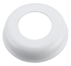 DN40 DWV 20mm Rise White Cover Plate (10 Pack)