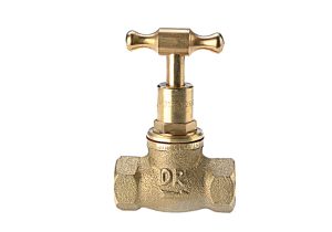 15mm Lead Free Brass Female to Female Stop Cock 1/2" BSP WaterMark Approved