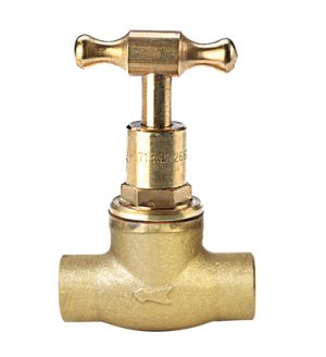20mm Brass Compression Stop Cock 3/4" Lead Free WaterMark Approved