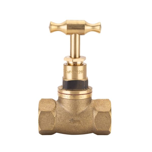 20mm Brass Gland Packed Stop Cock | Lead Free WaterMark