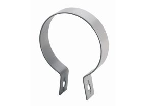 Bolted Clip for PVC Expansion Pipe DN100 Grey 20 Pack Powder Coated Metal Clamp