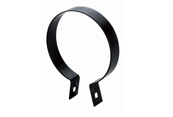 Bolted Clip for HDPE Pipe 63mm Black Finish 20 Pack Heavy Duty Metal Clamp