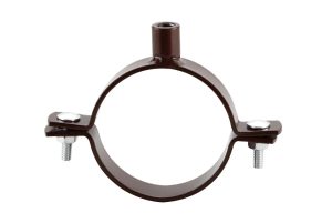 DN25 Welded Nut Pipe Clamp Brown for Copper Pipe 1" Heavy Duty Pipe Support (5 Pack)