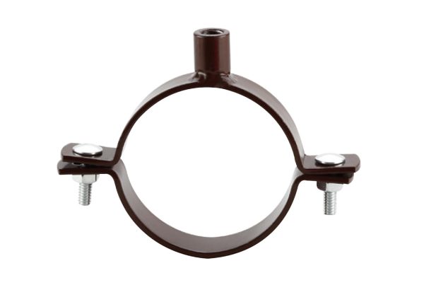 DN32 Welded Nut Pipe Clamp Brown for Copper Pipe 1 1/4" Heavy Duty Pipe Support (5 Pack)