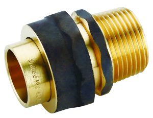 50mm OD x 50mm MI Male Union Connector (2" OD x 2" MI) Lead Free Brass Plumbing Fitting
