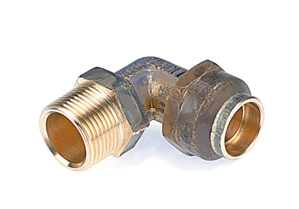 LF 15mm FL x 15mm MI Male Flared Elbow (1/2" FL x 1/2" MI) WaterMark Lead Free