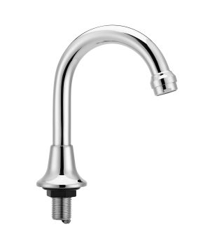 Chrome Gooseneck Basin Spout Swivel 120mm – WaterMark Lead Free WELS 4 Star