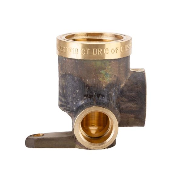 Capillary Recess Cock Body 5/8 Right Angle Brass WaterMark