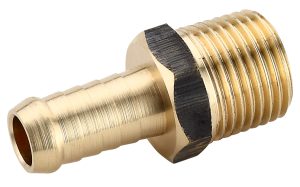 10mm to 15mm Hose Barb Brass (3/8" MI x 15mm) | WaterMark Approved
