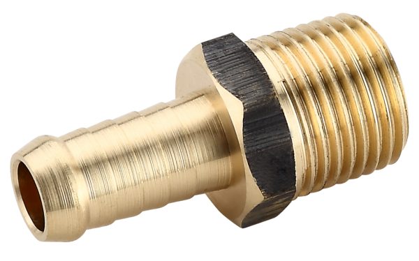 10mm to 15mm Hose Barb Brass (3/8" MI x 15mm) | WaterMark Approved