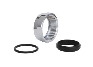 40mm Trap Nut and Seals DN40 Copper Chrome Plated