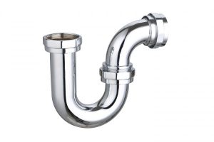 40mm Copper P Trap Basin Waste Chrome Plated – WaterMark Approved