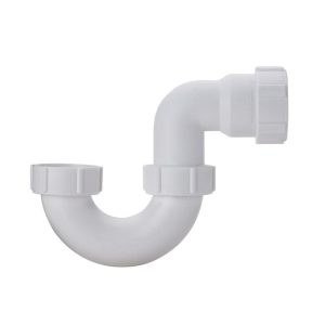 40mm PVC Short Inlet P Trap DN40 WaterMark