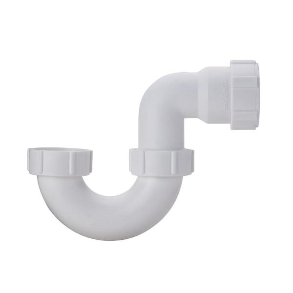 40mm PVC Short Inlet P Trap DN40 WaterMark