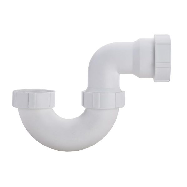 50mm PVC Short Inlet P Trap DN50 WaterMark