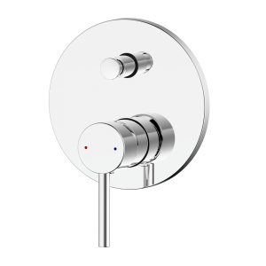 Bellino Wall Diverter Mixer Tap Chrome WaterMark Solid Brass