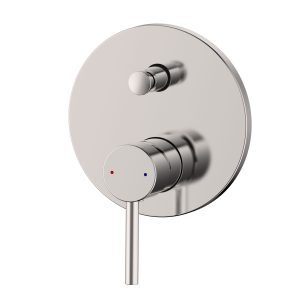 Bellino Wall Diverter Mixer Tap Brushed Nickel WaterMark