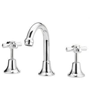 Basin Tap Set Chrome | WaterMark | Lead Free | Jumper Valve | 3 Piece