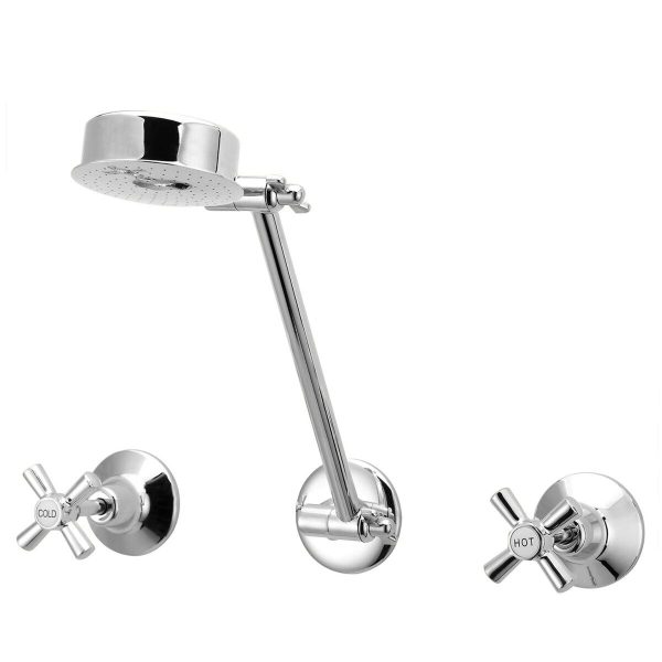 Shower Set Chrome WaterMark WELS 3 Star Bathroom Tapware