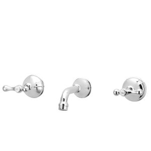 Lever Bath Set Tap | WaterMark | 1/4 Turn | Ceramic | Chrome